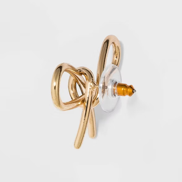 SUGARFIX by BaubleBar Gold Bow Earrings - Gold | Target