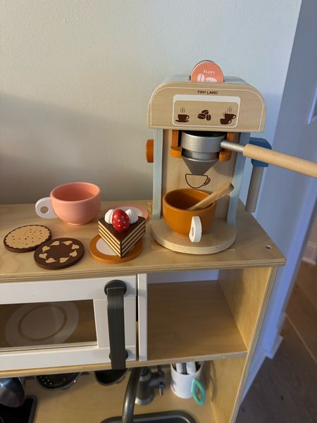 Toy coffee. Kitchen toys  