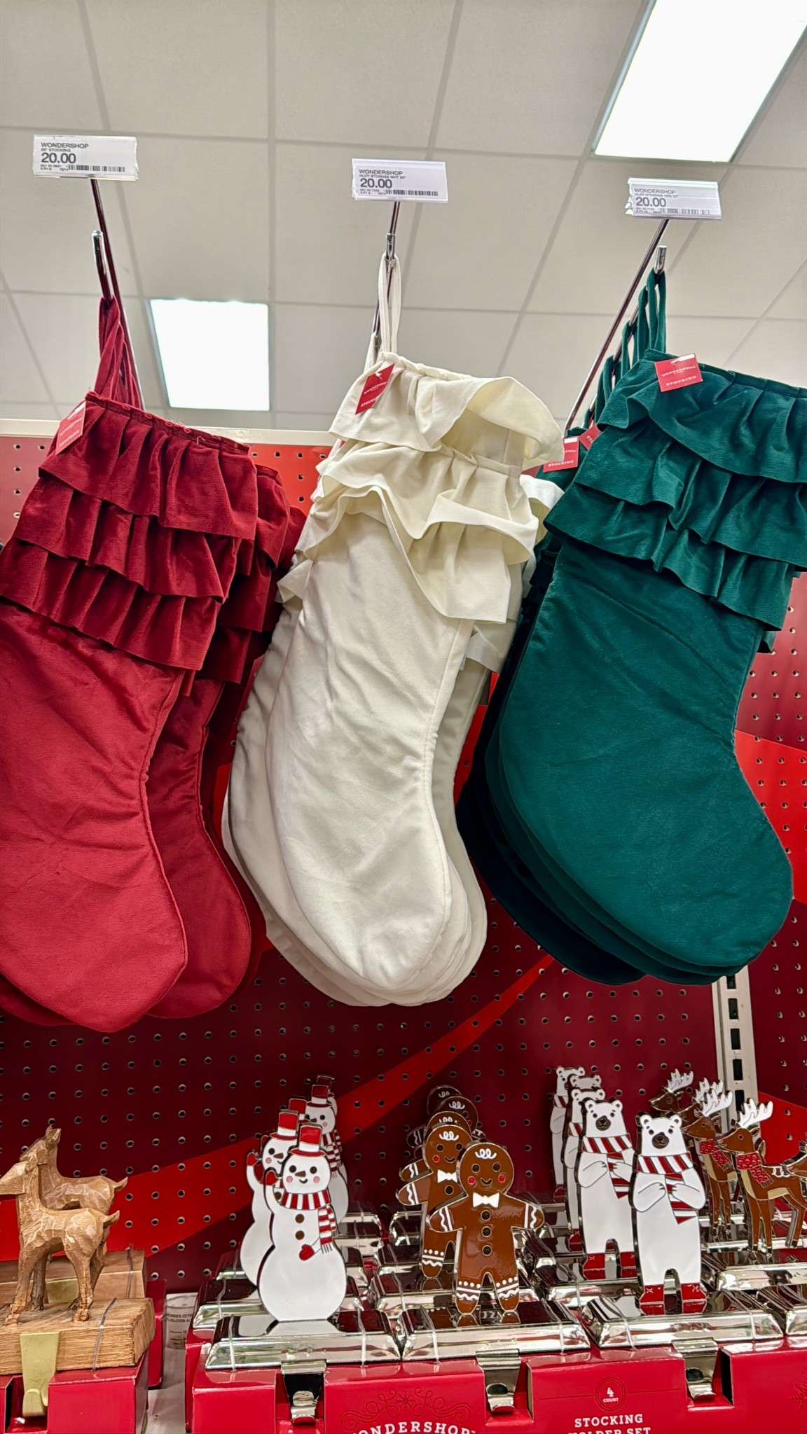 Christmas stockings, 20" Velvet Stocking with Ruffles. 

#LTKCyberWeek #LTKHoliday #LTKSeasonal