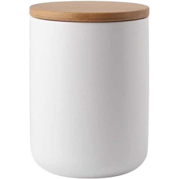 Ceramic Storage Containers with Airtight Seal Bamboo Lids Kitchen Canisters for Tea Spice Seasoni... | Walmart (US)