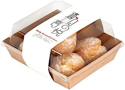 Amazon.com - CHENGRD 50 Sets Sandwich Clear Lid Plastic Container, Sushi Box -Sandwich Craft Pape... | Amazon (US)