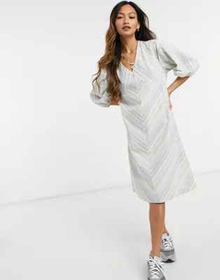 Native Youth a line striped dress | ASOS (Global)