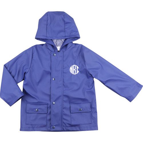 Navy Raincoat | Cecil and Lou