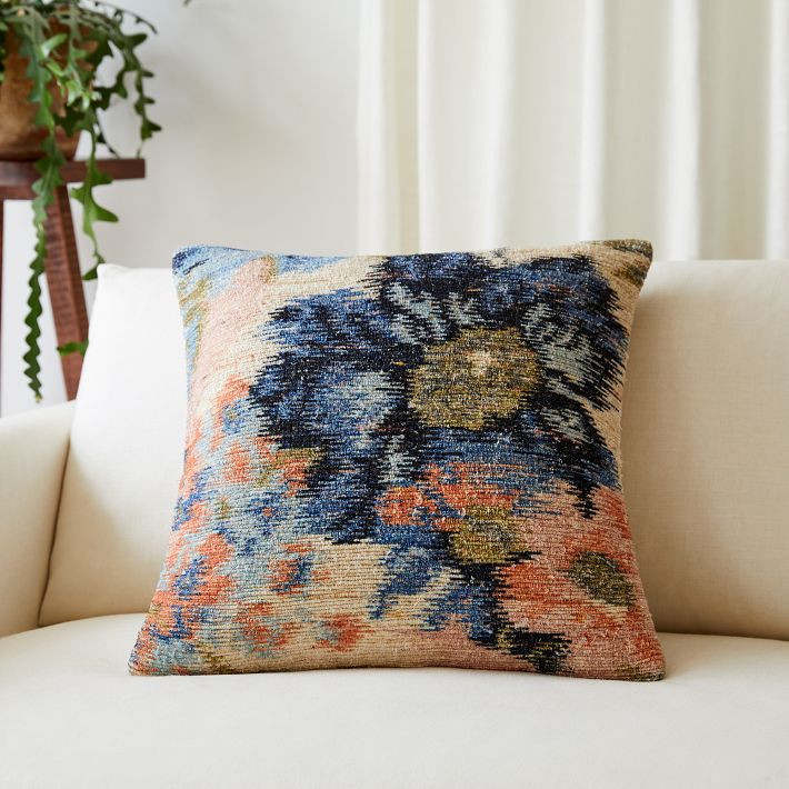 Floral Ikat Pillow Cover | West Elm (US)