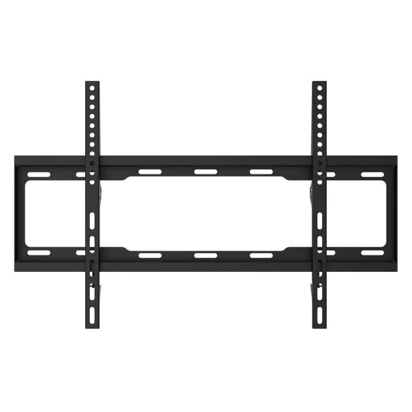 Promounts Black Fixed Wall Mount for 42" - 80" Screens Holds up to 100 lbs | Wayfair Professional