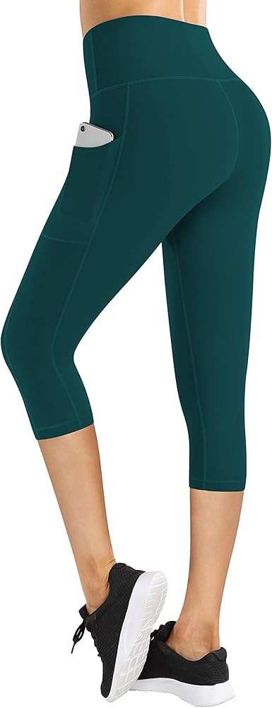 Fengbay High Waist Yoga Pants, Pocket Yoga Pants Tummy Control Workout Running 4 Way Stretch Yoga... | Amazon (US)