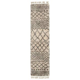 StyleWell Caspian 2 ft. x 12 ft. Cream Moroccan Runner Rug 680251 - The Home Depot | The Home Depot