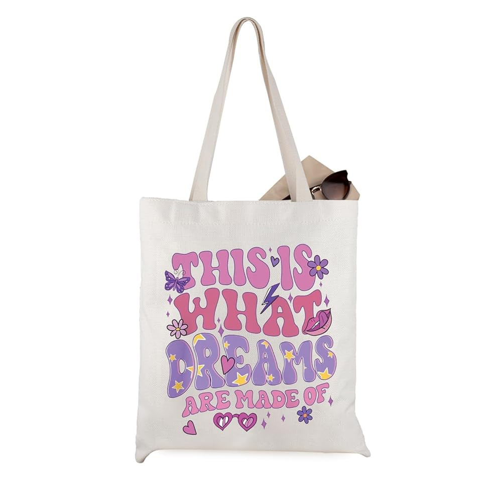 WCGXKO Cartoon Movie Gift This Is What Dreams Are Made Of Canvas Tote Bag | Amazon (US)