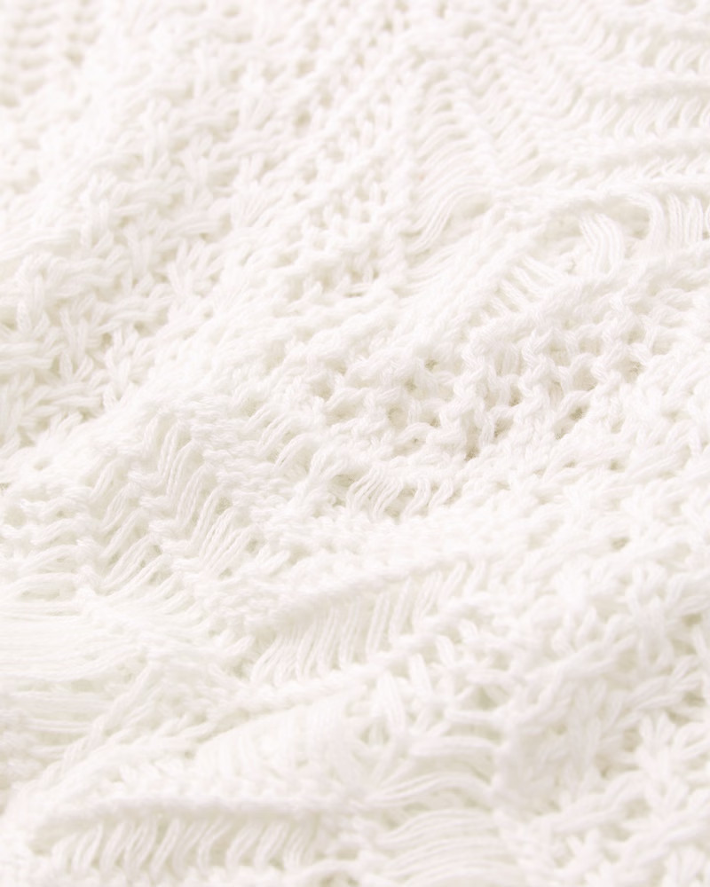 Macrame-Inspired Crew Tank | Abercrombie & Fitch (US)