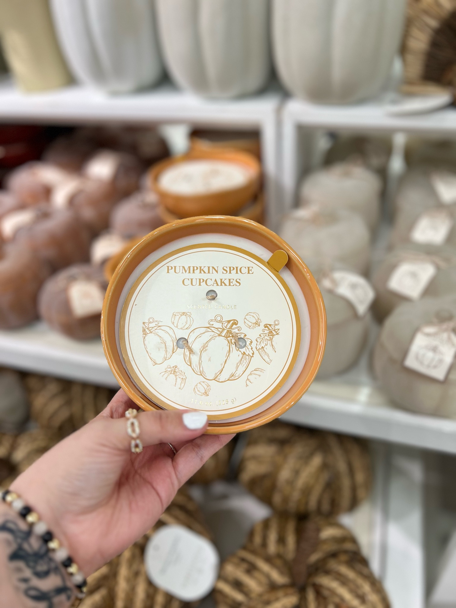 3-Wick Ceramic Candle Pumpkin Spice Cupcakes 11.6oz - Threshold
Buy 1 get 1 50% off during Target circle week

#LTKSaleAlert #LTKSeasonal #LTKHome