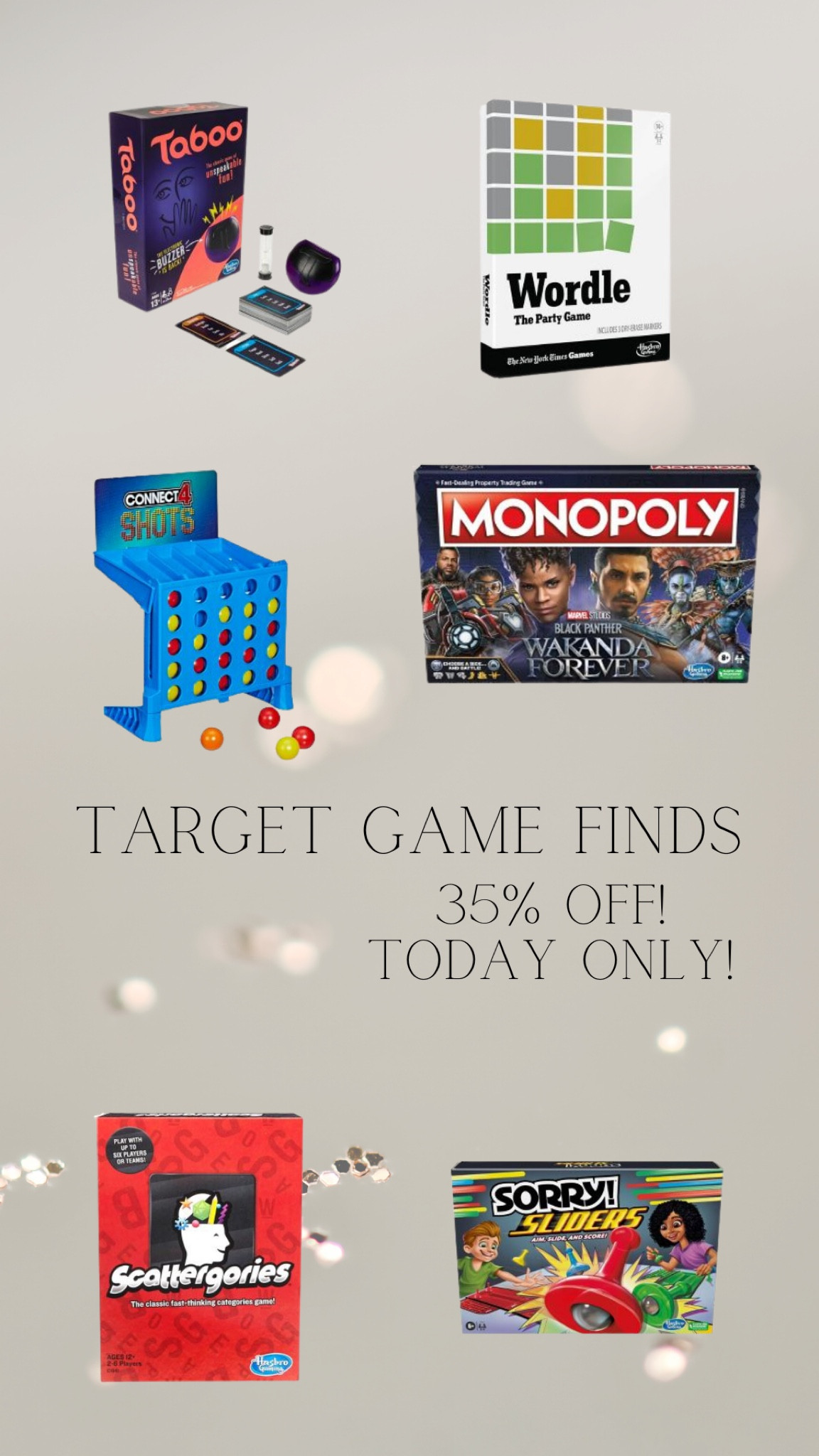 Target games 35% off! 

#LTKGiftGuide #LTKSeasonal #LTKHoliday