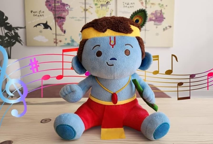 MODI TOYS Baby Krishna (11 inch) Mantra Singing Stuffed Plush Toy | Ideal for Newborns, Infants, ... | Amazon (US)