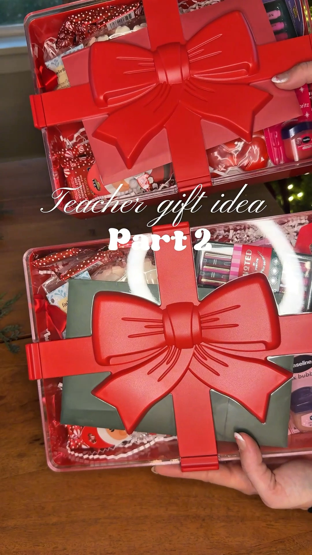 Teacher gift idea- part 2🥰 all items inside the gift box are around $5! 

#LTKHoliday #LTKGiftGuide #LTKFindsUnder50