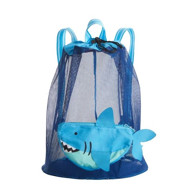 Sunshine Squad Shark Beach Convertible Mesh Backpack | Walmart (US)