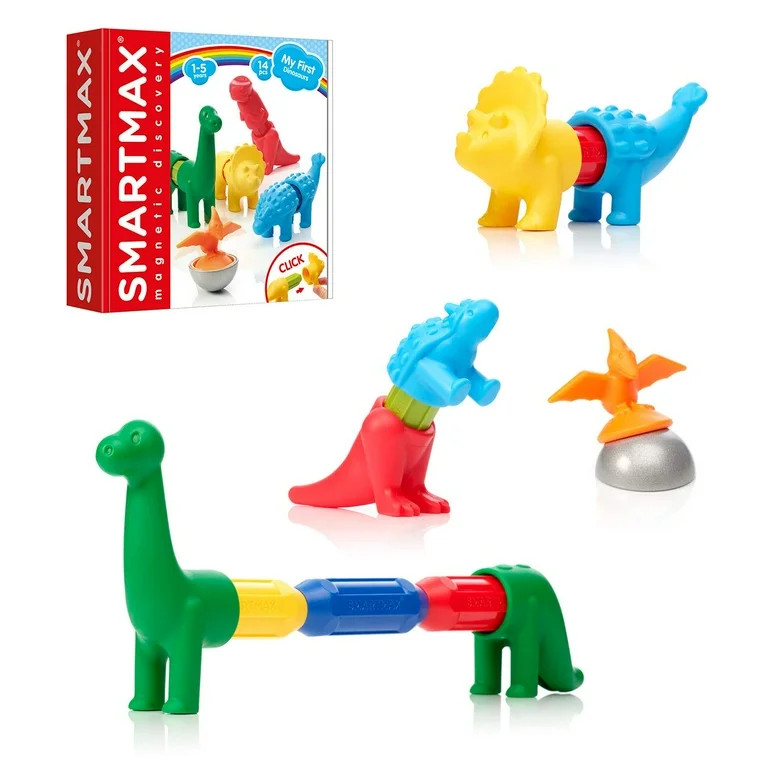 SmartMax My First Dinosaurs STEM Magnetic Discovery Animal Set Ages 1-5 - Walmart.com | Walmart (US)
