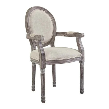 Vintage French Upholstered Fabric Dining Armchair | Walmart (US)