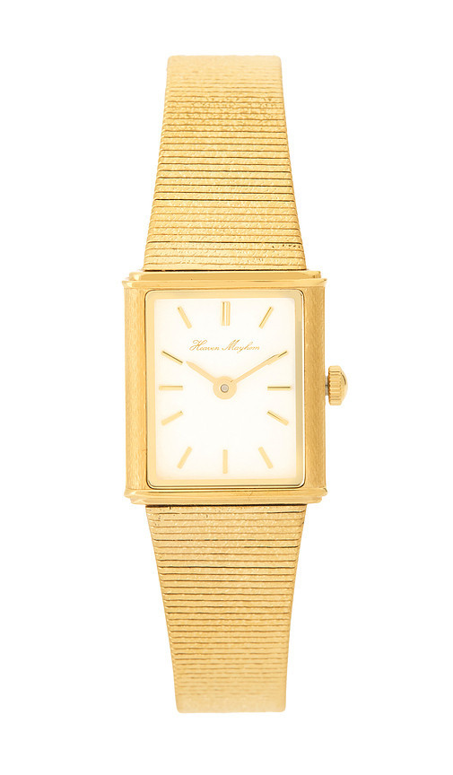 Heaven Mayhem Bella Watch in Metallic Gold. | Revolve Clothing (Global)