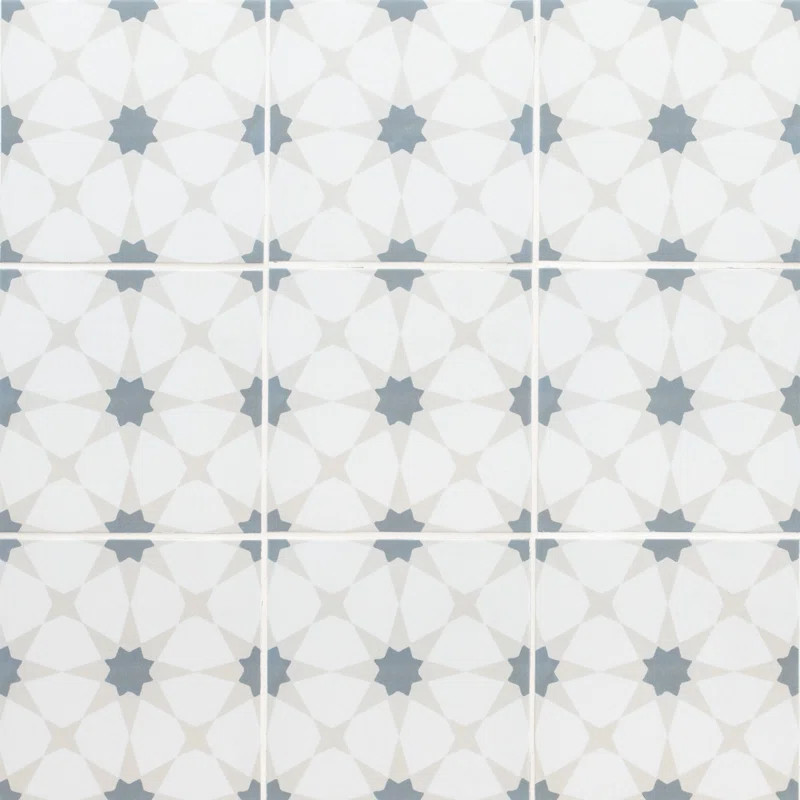 Kenzzi 8" x 8" Porcelain Patterned Wall & Floor Tile | Wayfair North America