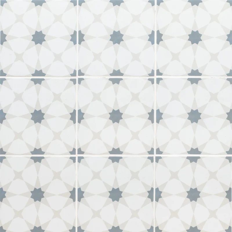 Kenzzi 8" x 8" Porcelain Patterned Wall & Floor Tile | Wayfair North America