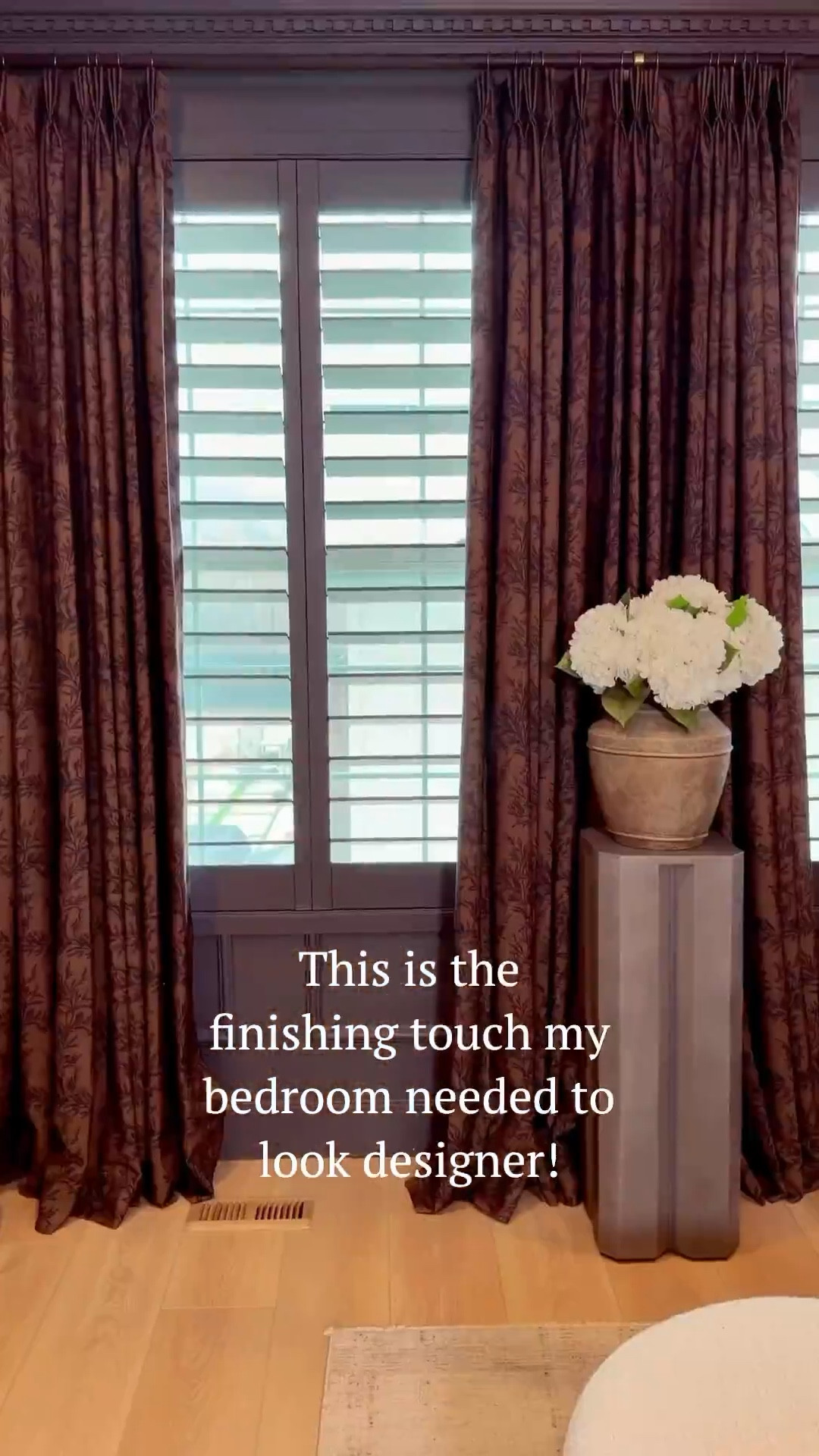 Okay! I just looked at their website and it’s 23% off right now!  Use code TP23.  Also, they have a ton of new patterned drape designs.  They’re partnered with some designers and it’s good! 

Not me redoing my entire bedroom and it still felt off 😅 It just needed something cozy to pull it all together. I couldn’t be happier with how these custom drapes changed the space and now it finally feels designer.  So excited about how it brought the whole room together 🤎

#LTKdayinmylife #LTKSaleAlert #LTKHome