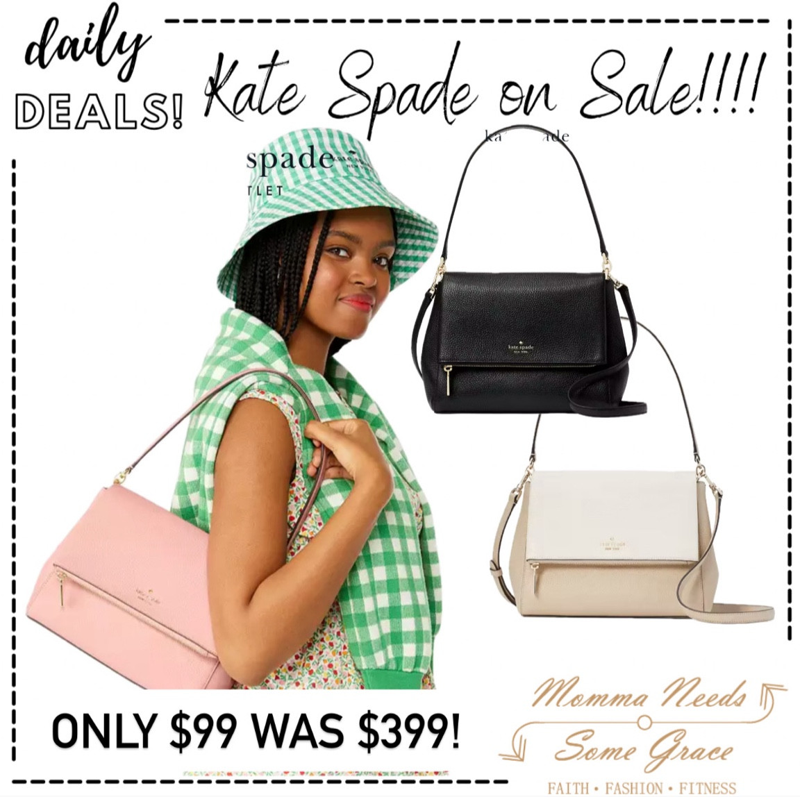 Kate Spade bag on sale! Under $100! Included in the buy 2 get an extra 20% off! 

#LTKSeasonal #LTKSaleAlert #LTKItBag