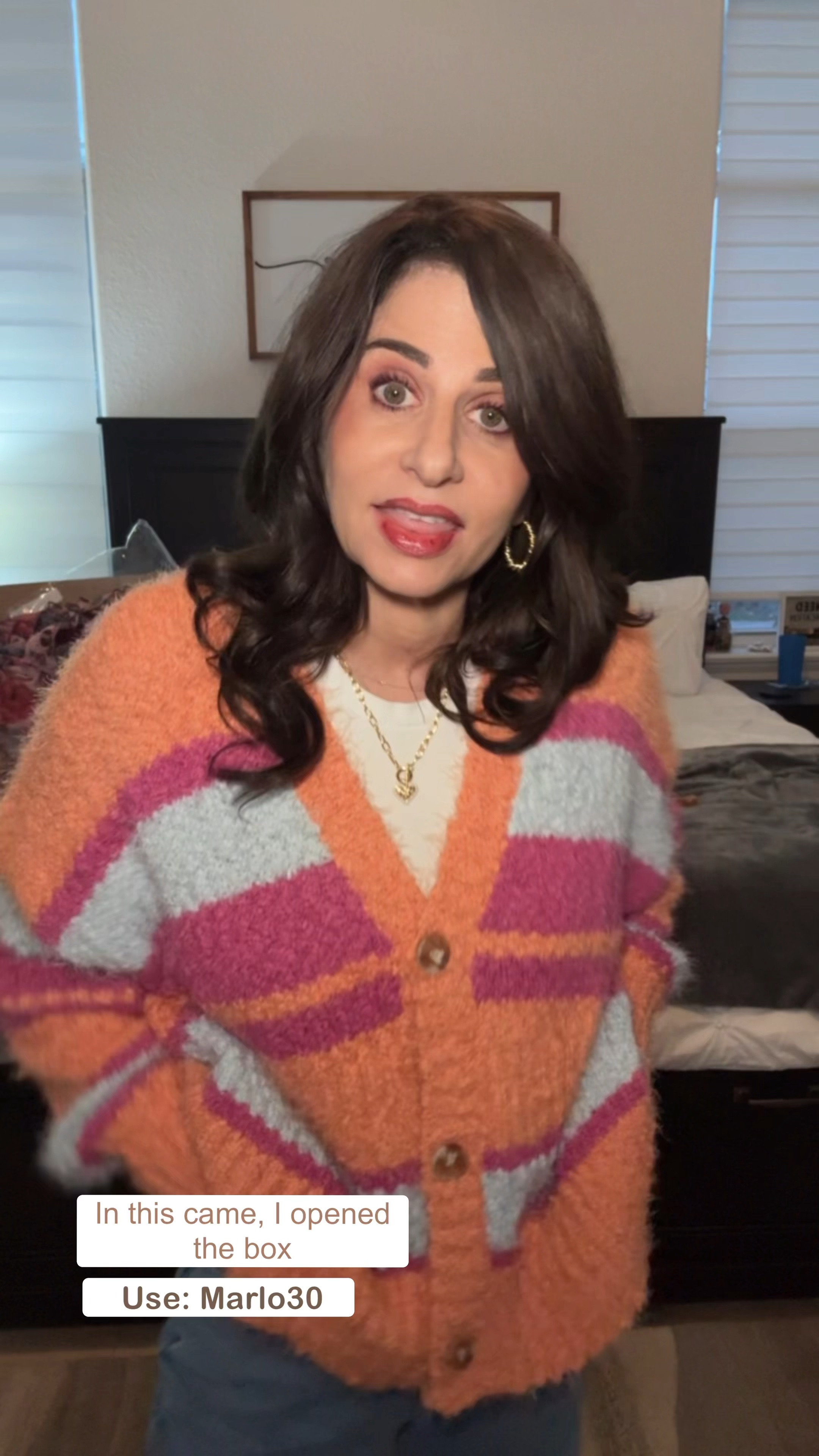 Use code Marlo30 for a site wide discount. Wearing a sm in this yummy cardigan. Love the colors ! 

#LTKWatchNow #LTKStyleTip #LTKOver40