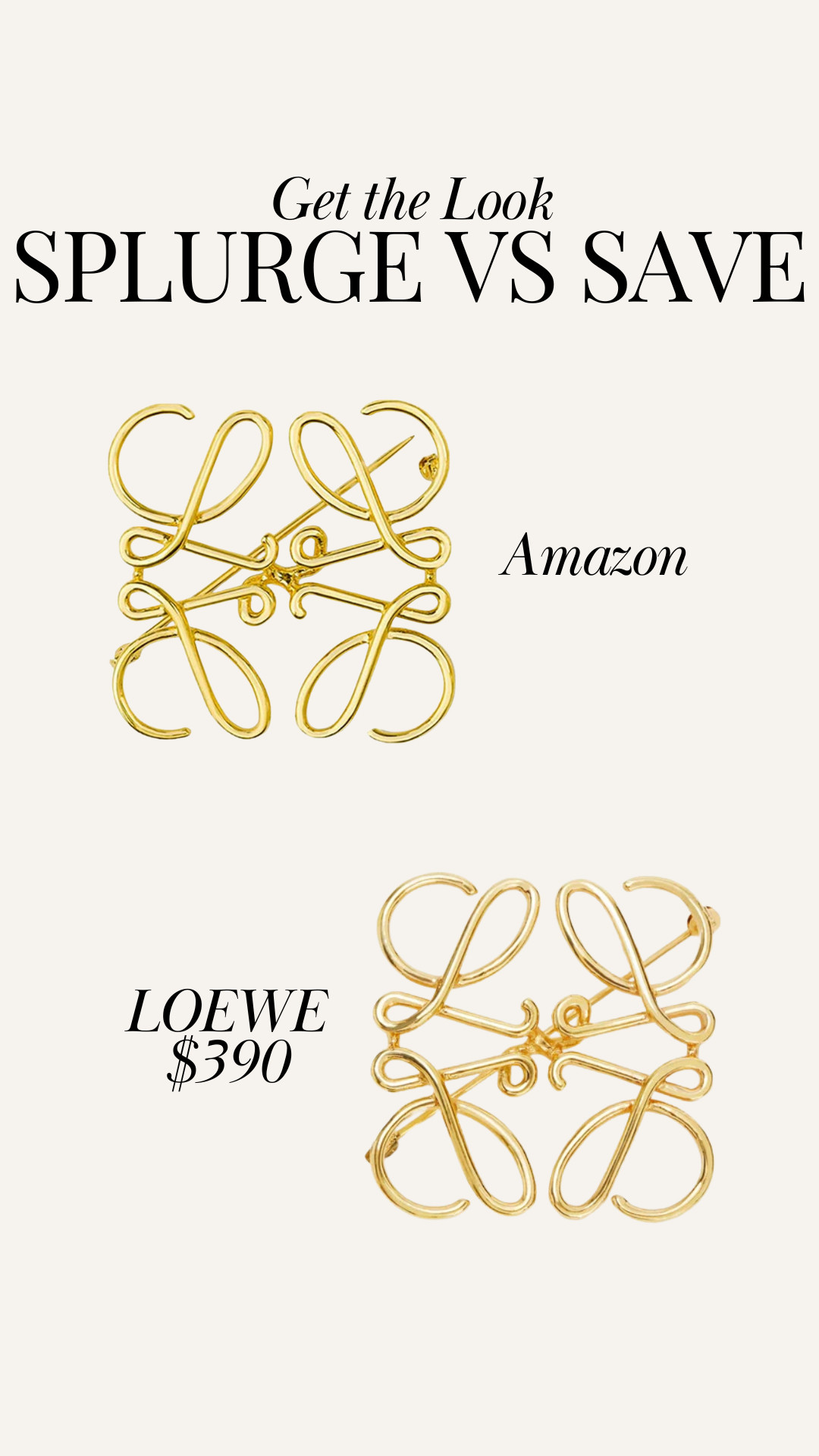 LOEWE brooch look alike from Amazon! Save vs splurge, designer similar, designer accessories, amazon find 

 

#LTKFindsUnder50 #LTKStyleTip