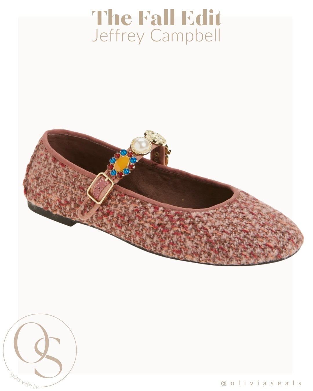 Jeffrey Campbell Amarissa Mary Jane Ballet Flat in Pink Tweed. These are stunning for fall!!!


#LTKSeasonal #LTKShoeCrush #LTKStyleTip