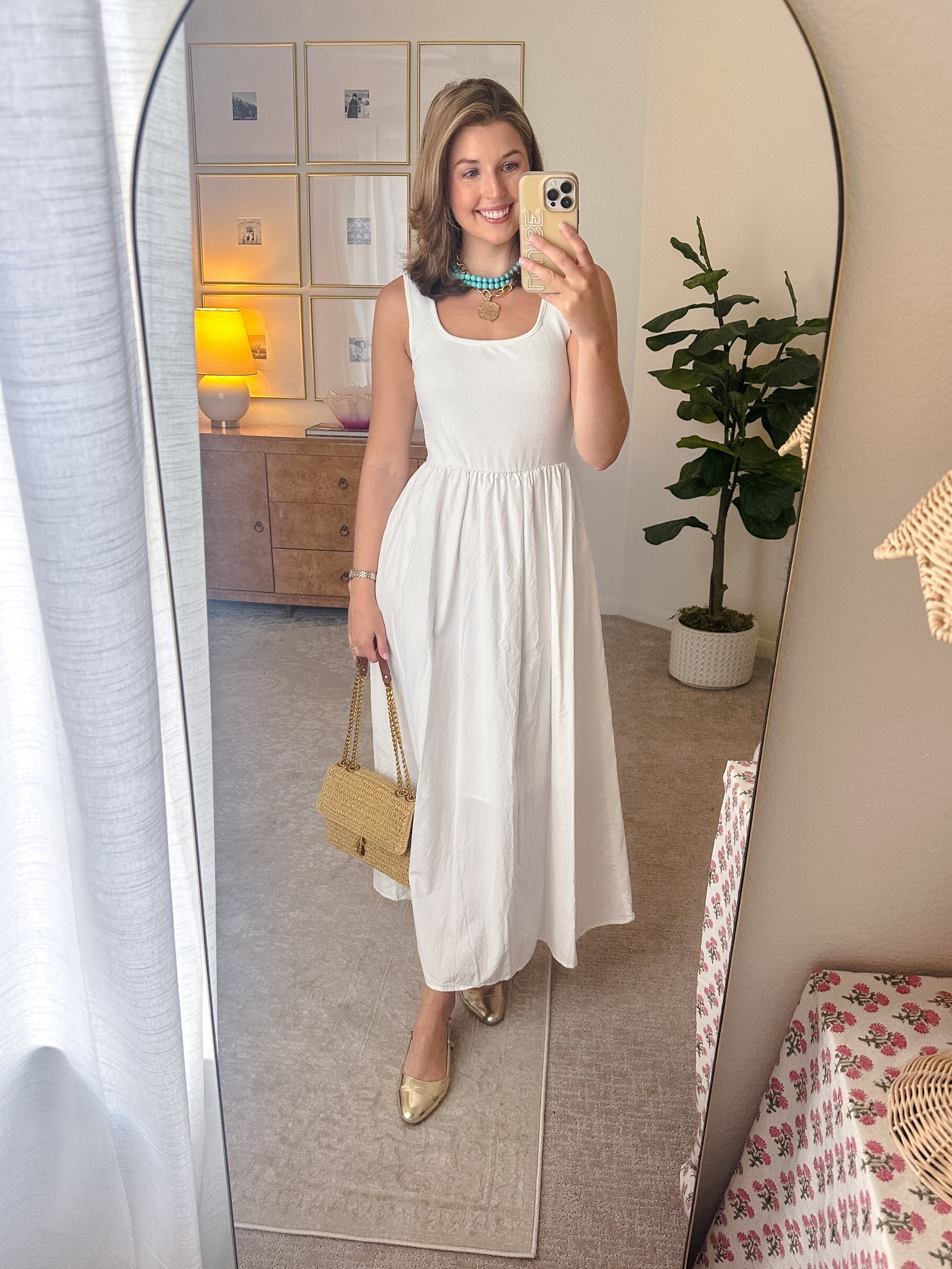 Outfit for church this morning! Wearing a s in dress 