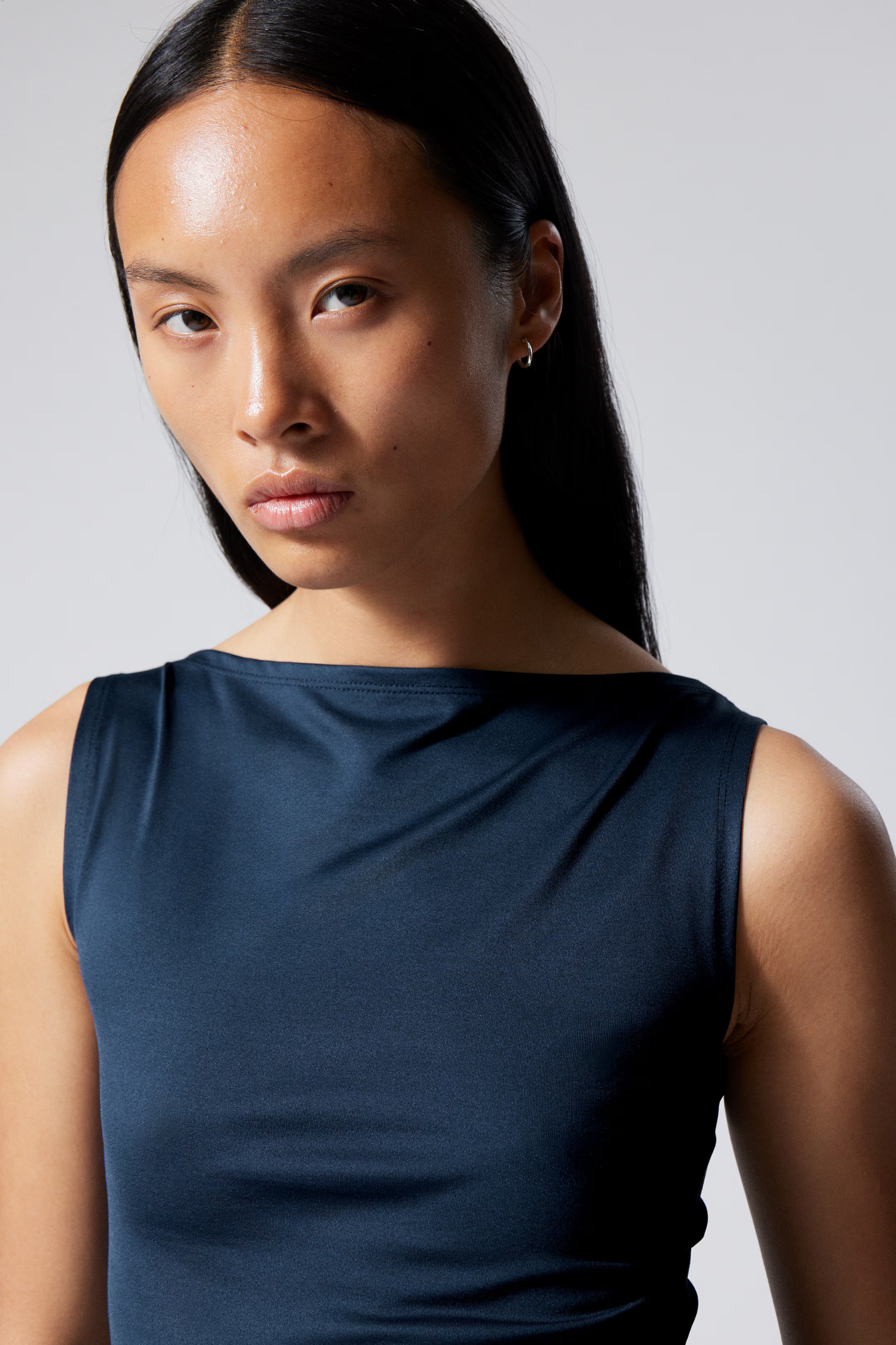 Ärmelloses Oberteil mit U-Boot-Ausschnitt Annie | H&M (DE, AT, CH, NL, FI)