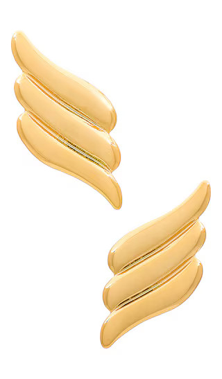 Wing Earrings in Gold | Revolve Clothing (Global)