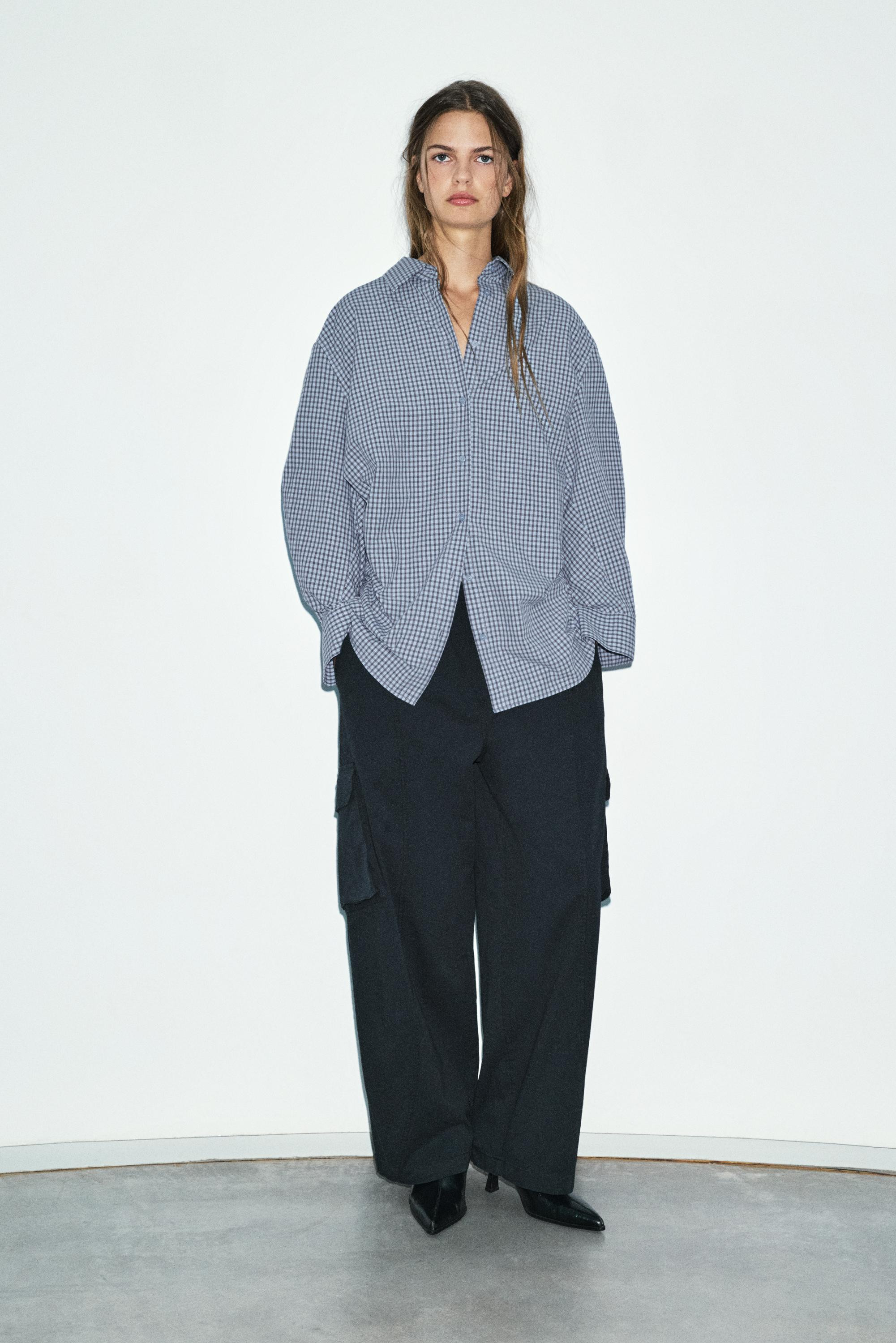 Oversize check shirt | Pull&Bear United Kingdom | PULL and BEAR UK