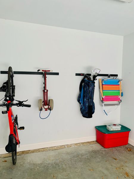 Garage wall storage helps keep the floor space clean! 

#LTKhome #LTKFind #LTKfamily