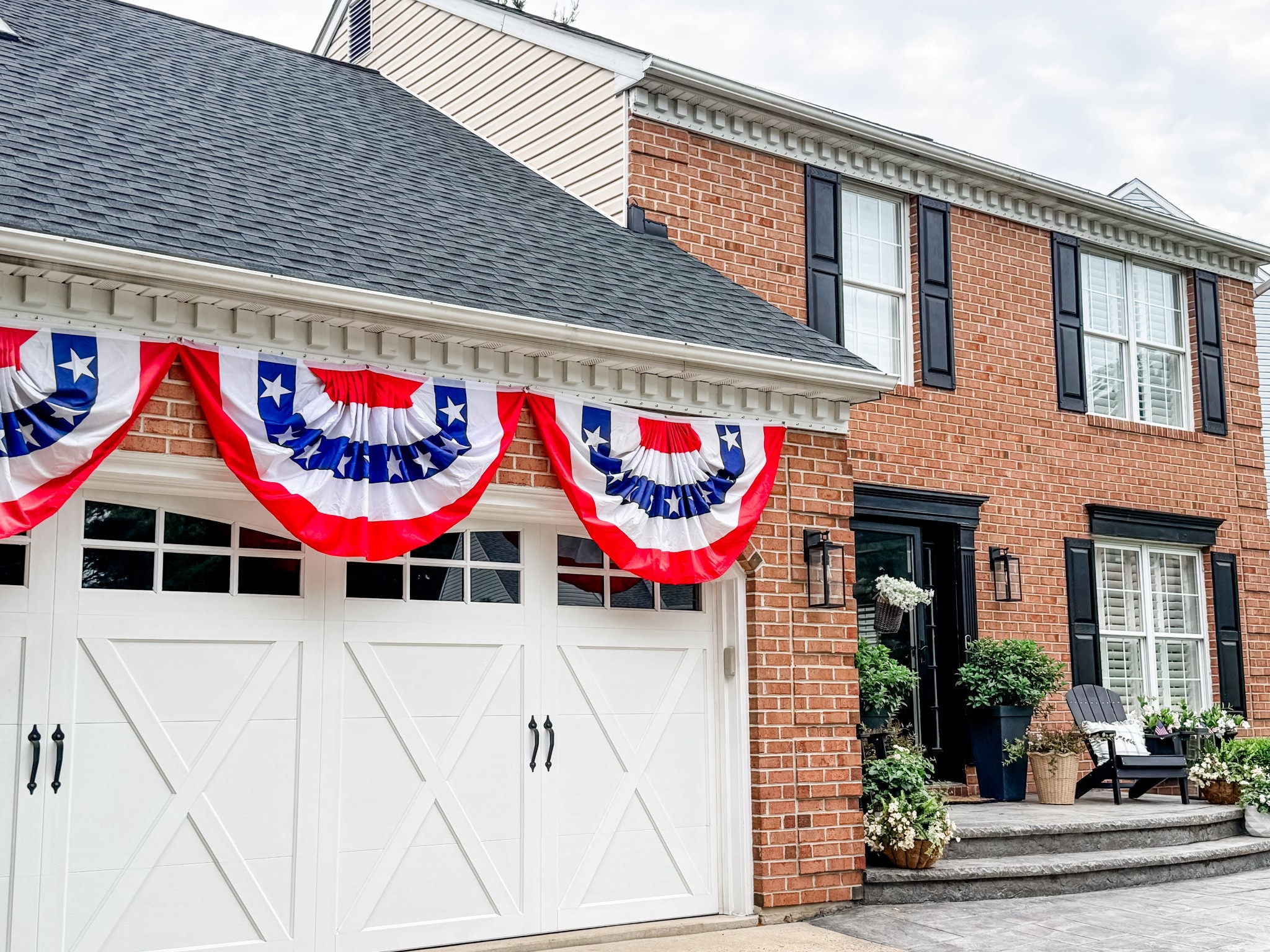 American flag bunting
Patriotic decor
Summer porch decor
Adirondack chair
Exterior wall light
Outdoor porch lighting
Patio decor


#LTKSeasonal #LTKHome #LTKStyleTip