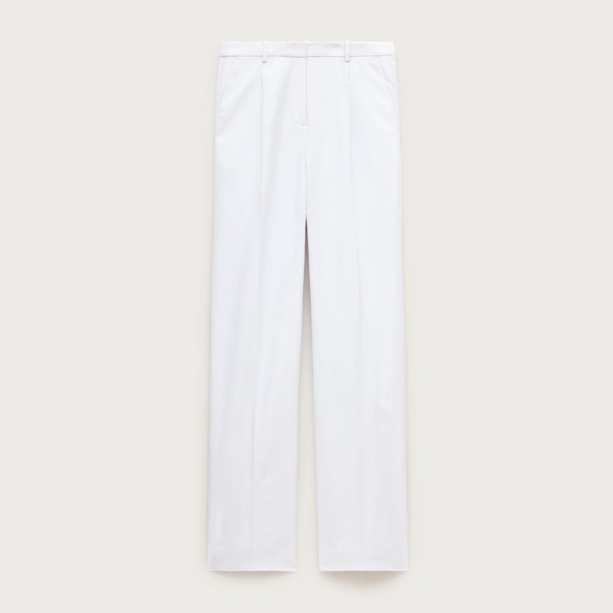 Petite Essential wide-leg pant in Gramercy linen blend | J. Crew US