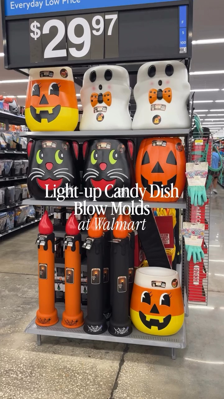 The might up candy dish blow molds are back this year at Walmart and there’s two new designs! Follow + comment “SHOP” for a link! (make sure you’re following to receive it) ✨ & if you love Holiday finds and gift ideas, follow along for more! 

#walmartfinds #walmart #halloween #halloweendecor