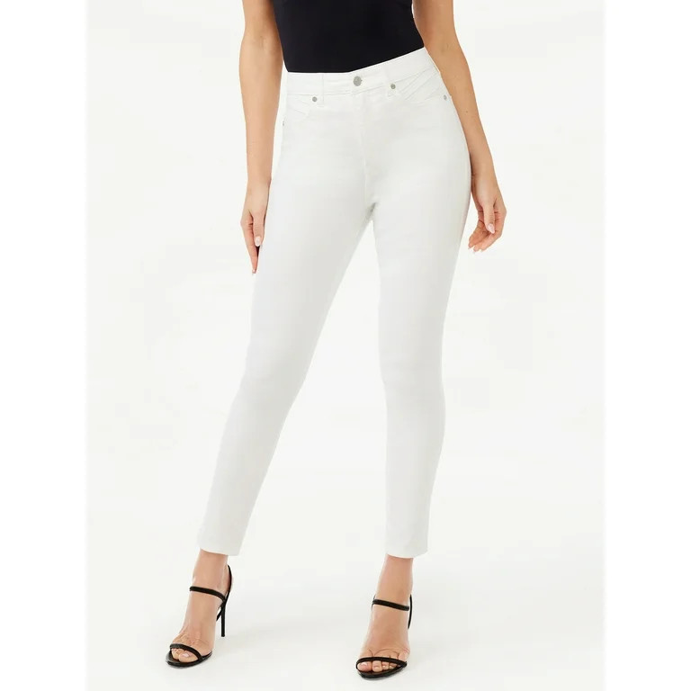 Sofia Jeans Women's Rosa Curvy Super High Rise Topstitch Pocket Skinny Jeans | Walmart (US)