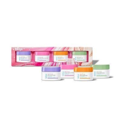 bliss Spa to Go Facial Skincare Gift Set - 4ct | Target