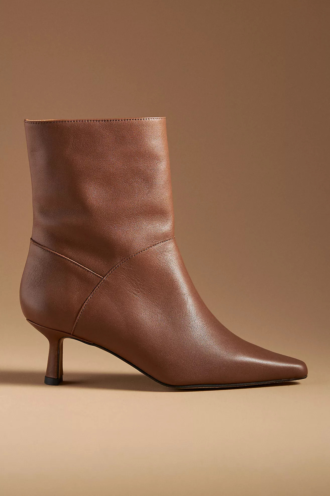 Maeve Kitten-Heel Barrel Boots | Anthropologie (US)