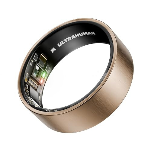 ULTRAHUMAN Ring AIR - Brushed Rose Gold - Size 7 - Smart Ring | No Monthly Subscription | Size First with Sizing Kit | Sleep Tracking Wearable - Heart Rate - Fitness Tracker | Amazon (CA)