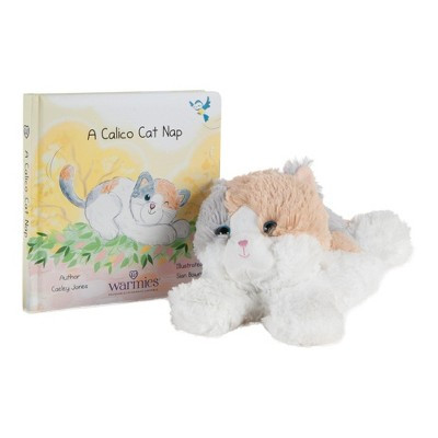 Intelex Warmies® Microwavable Plush 13" Calico Cat and Board Book | Target