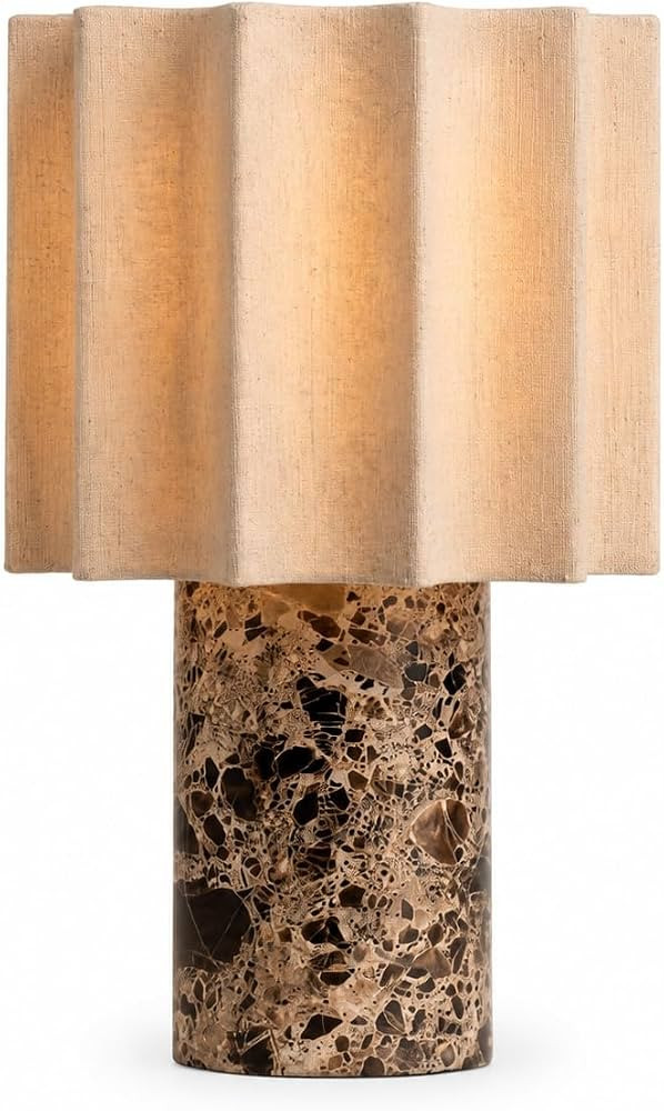 Cordless Marble Table Lamp,Rechargeable Touch Stone Night Light | Amazon (US)