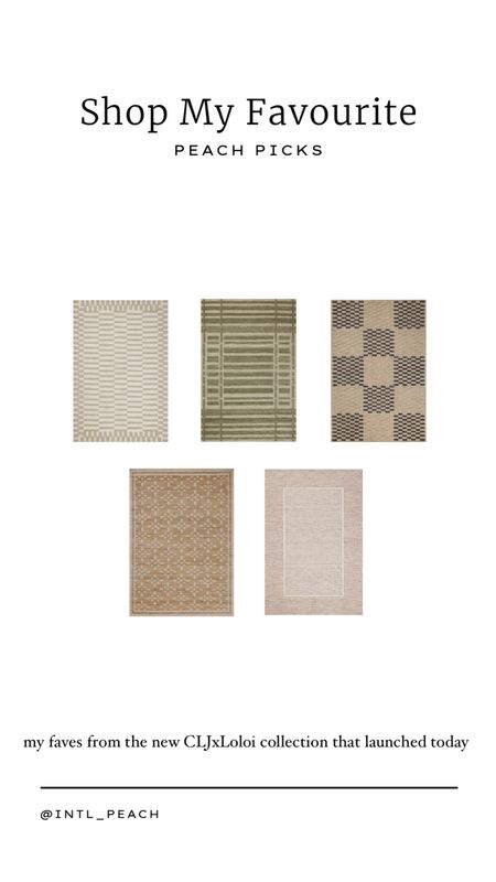 My faves from the new CLJxLoloi rug collection that launched today!

#LTKSpringSale #LTKhome #LTKMostLoved