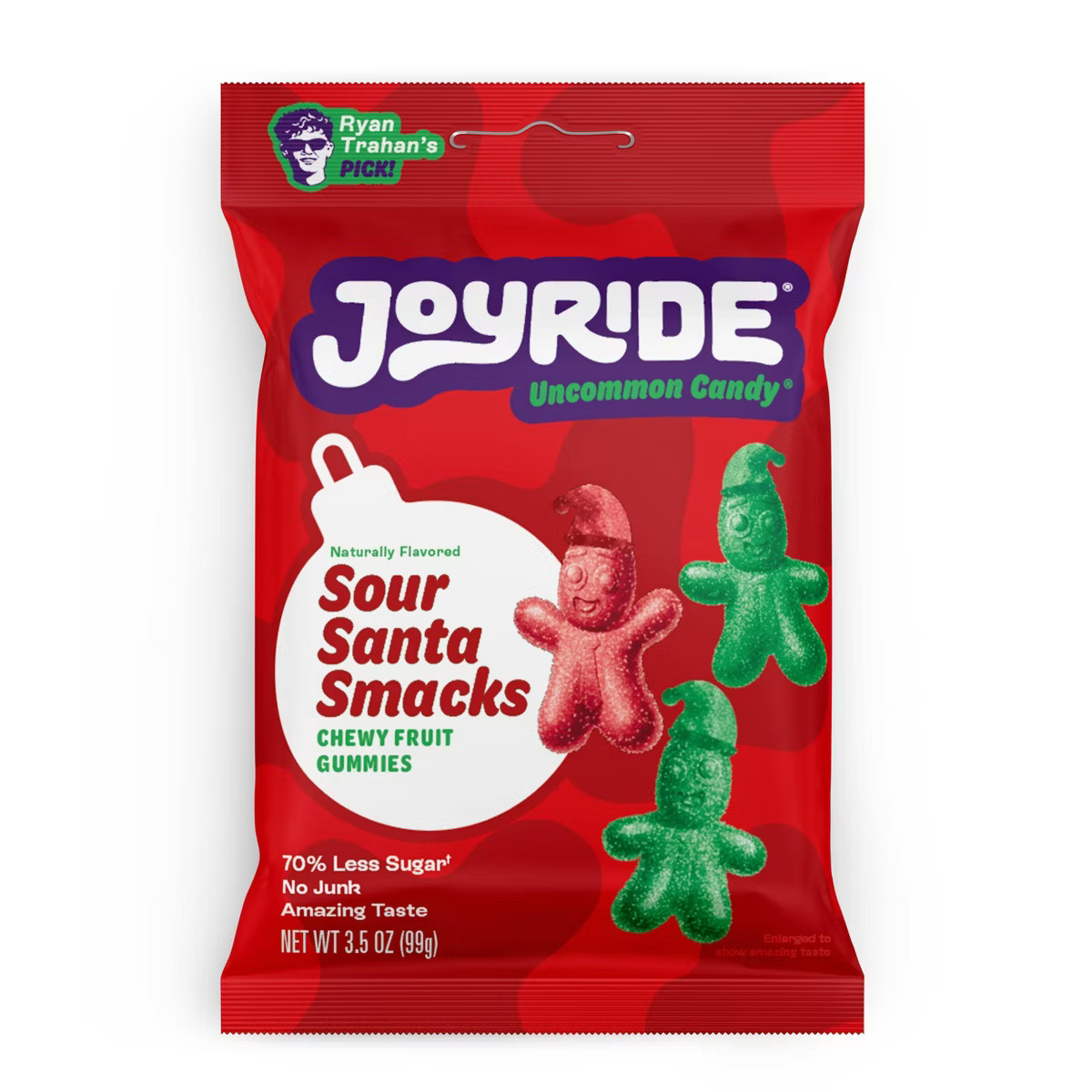 JOYRIDE Sour Santa Christmas Candies Smacks - 3.5oz | Target