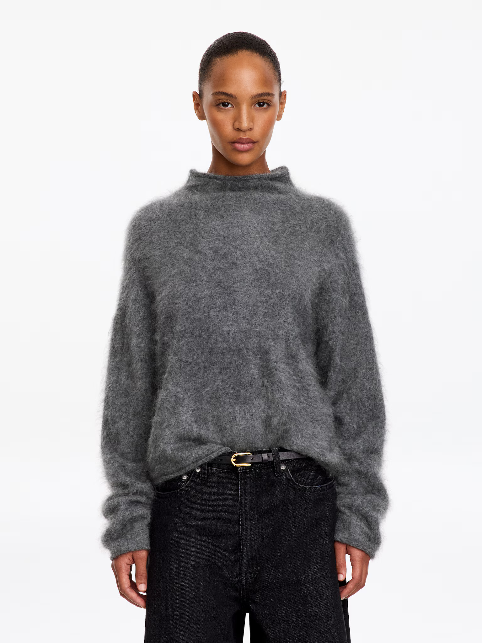 Pure Cashmere Roll-Neck Jumper | Arket UK