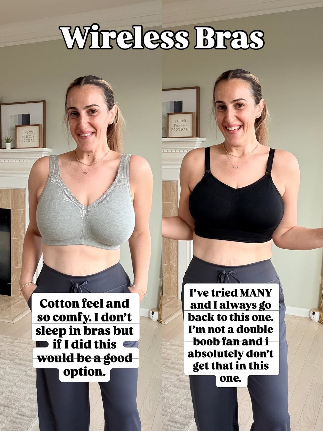 If there’s only 1 thing you ever get from me, I hope it’s a bra that fits! Trust me it changes your life.

Do not listen to the over under method for sizing. Use the website abrathatfits.org to get your size. Then shop.

Don’t go to VS, don’t go to Soma. Go to a specialty bra shop if you want to be measured in person.

Bras should: be secure and comfortable. The band should sit level and be parallel to the floor. The gore should lay flat to your chest. Your tissue should be fully enclosed and have no gaps or overspill. The underwire should not dig or poke.

Hope this helps!

#milennialmom #mombody #musthaves #bestbras #brasthatfit #comfybra 

 #LTKmomlife #LTKOver40 #LTKMidsize