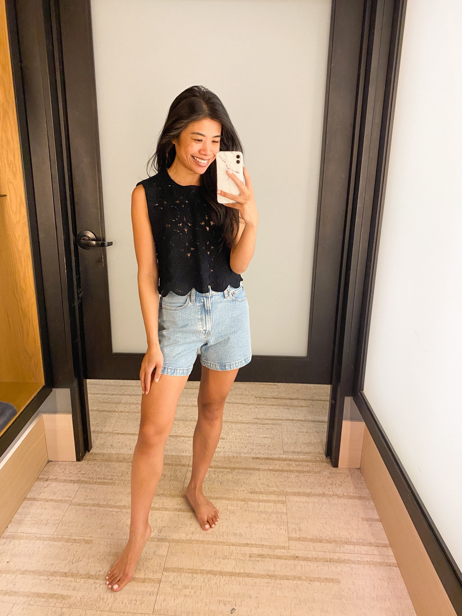 Crochet top dad denim
Shorts 

#LTKfindsunder100 #LTKSpringSale #LTKtravel