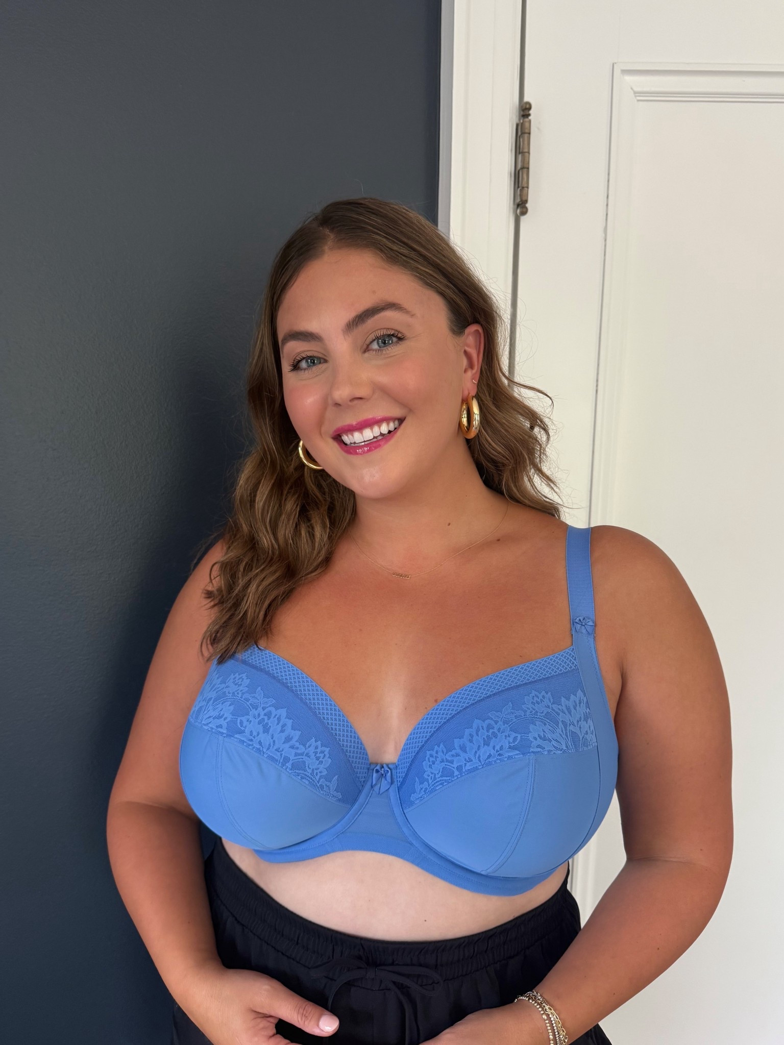 I love the style and color of this Elomi bra 💙 available at Nordstrom! Wearing size 2X in shorts - Use CARALYN15 on your first order at Spanx. 

#LTKPlusSize #LTKStyleTip #LTKBeauty