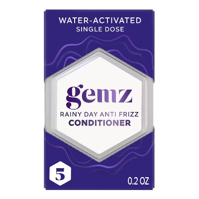 gemz Anti-Frizz Conditioner, Rainy Day, Color Safe - 5ct/0.2oz | Target