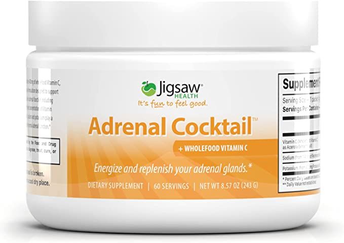 Jigsaw Health Adrenal Cocktail with Whole-Food Vitamin C, 60 Servings | Amazon (US)